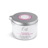 Aphrodisia massage candle melted oil texture and warm intimate ambience
