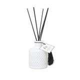 Black pomegranate reed diffuser with rich fruity fragrance for luxury home and spa ambience