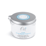 Calm massage candle melted oil texture and soft peaceful ambience