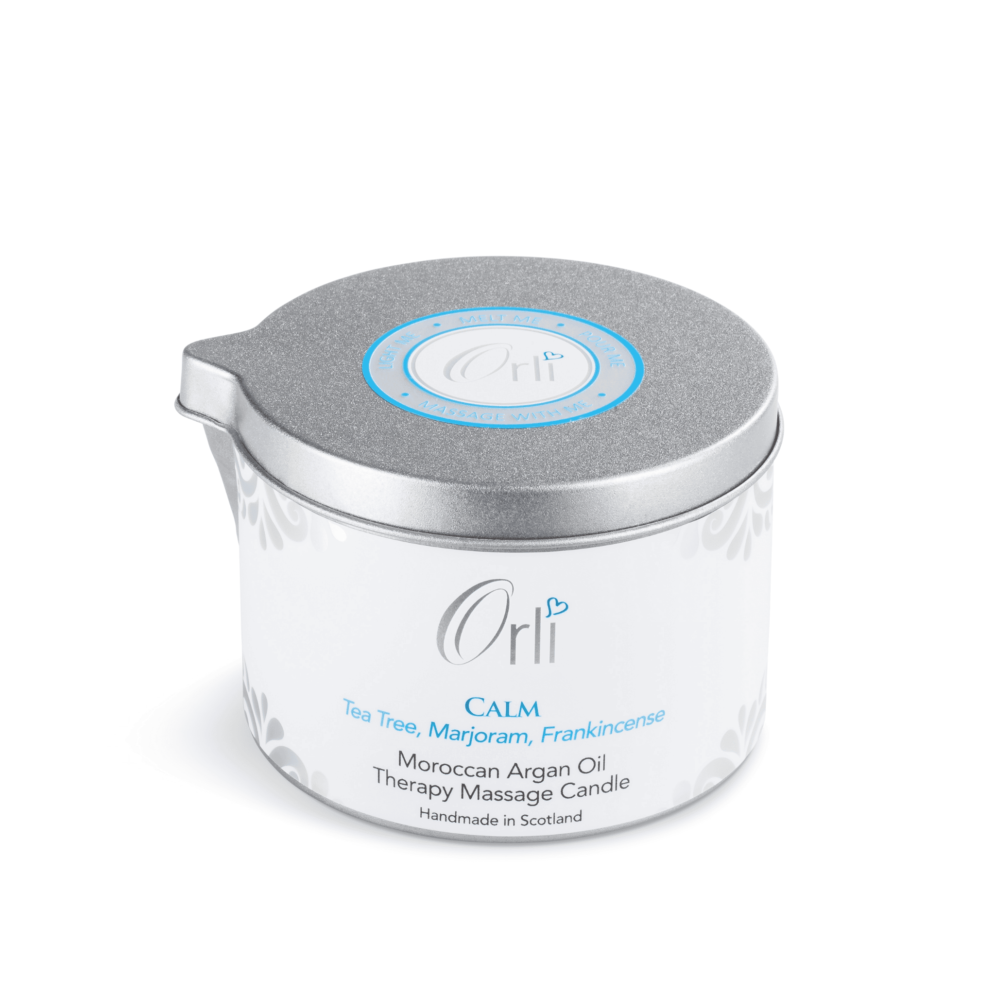 Calm massage candle melted oil texture and soft peaceful ambience