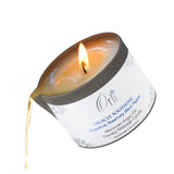 Muscle soothing massage candle for easing tension and supporting muscle recovery treatments