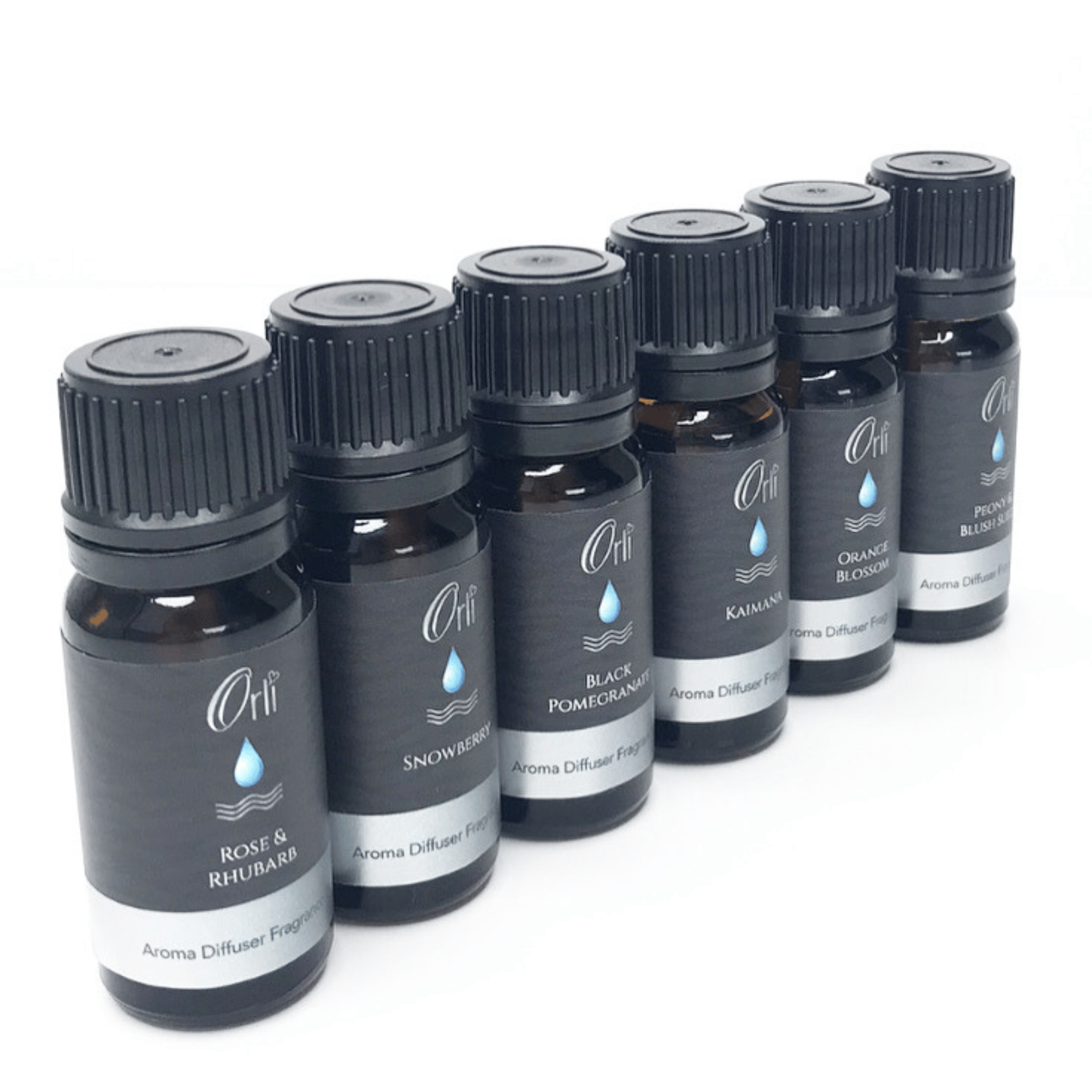 Orli Aroma Pod Diffuser Oils in a selection of luxury home fragrances
