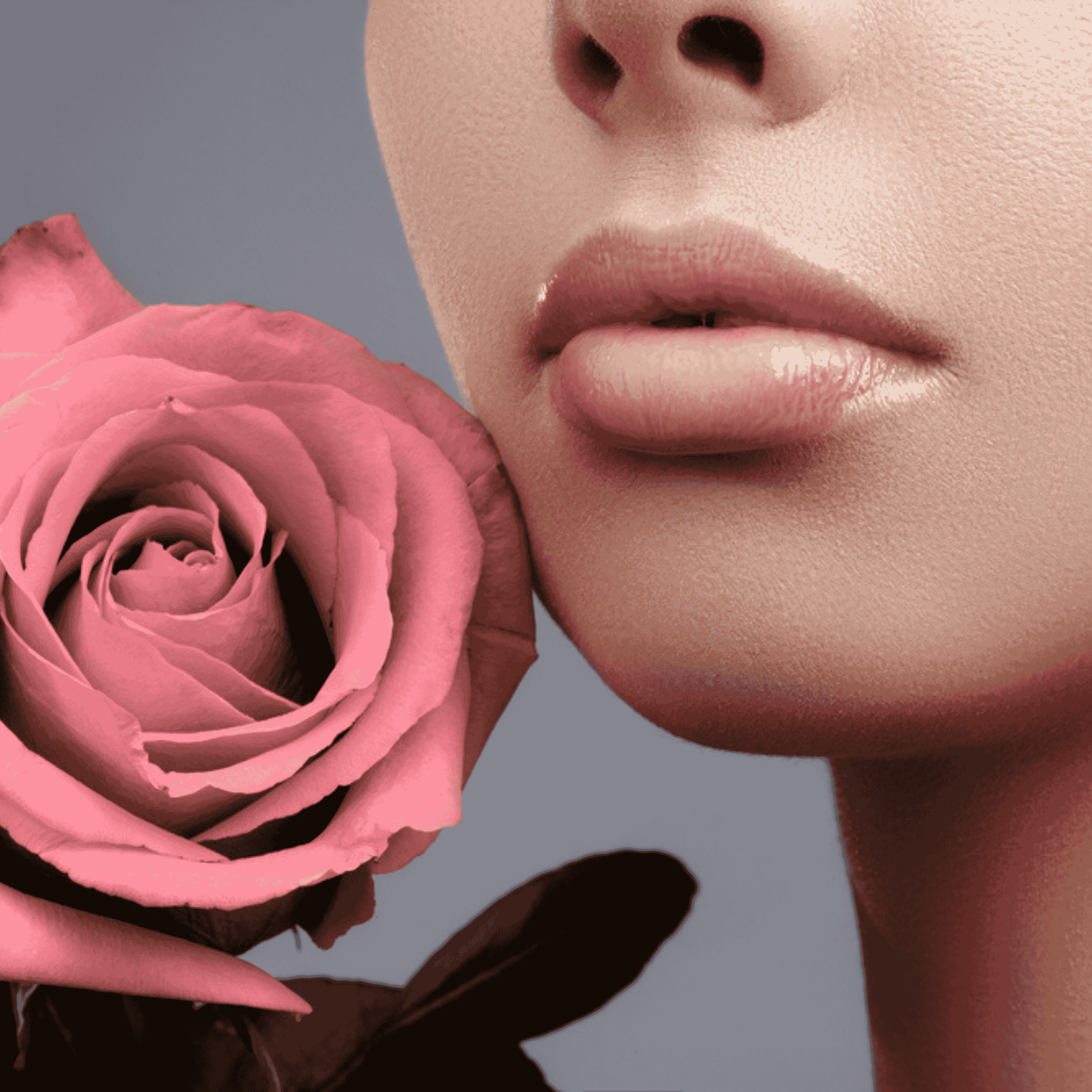 Gua sha facial training course setup with rose quartz tools and skincare application