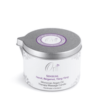 Sensual massage candle melted oil texture and warm glowing ambience