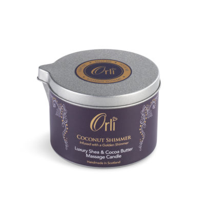 Coconut Shimmer Massage Candle by Orli