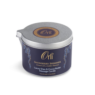 Snowberry Shimmer Massage Candle by Orli