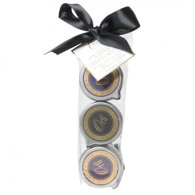 Gold Shimmer Massage Candle Trio